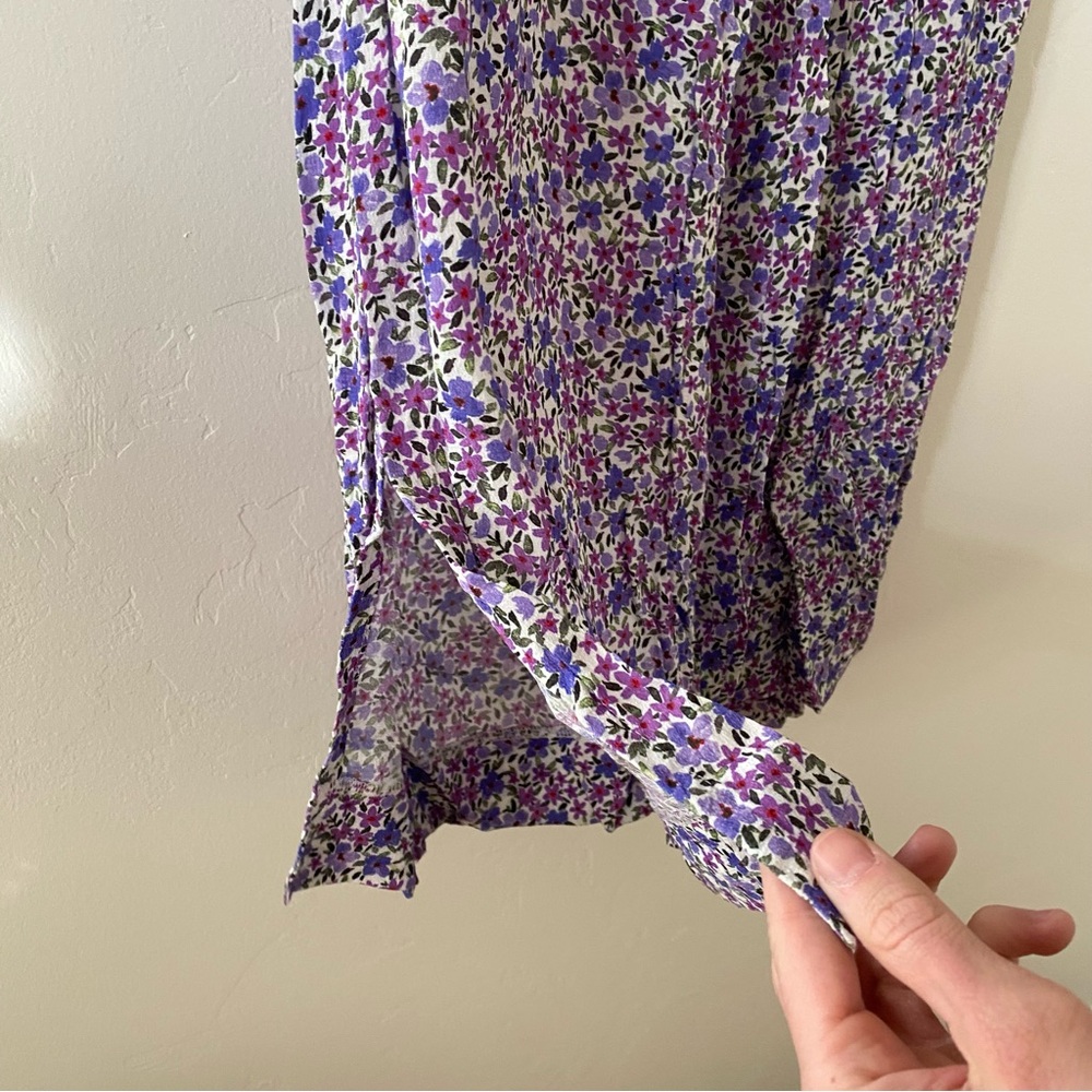 Favorite Daughter Purple Floral Wide-Leg Pants - Picture 4 of 14